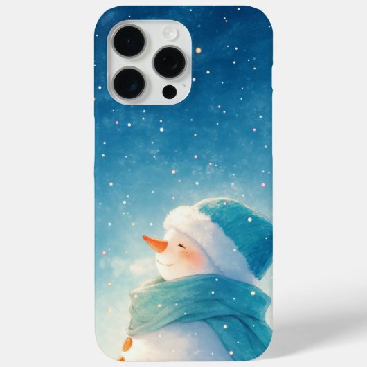 幸せな雪だるま Case-Mate iPhoneケース (裏面)