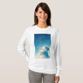 幸せな雪だるま Tシャツ (正面フル)