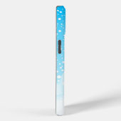 幸せな雪だるまiPhone 15ケース – メイトのケース Case-Mate iPhoneケース (裏面 / 右)
