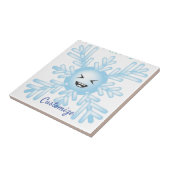 幸せな雪片絵文字Thunder_Cove タイル (側面)