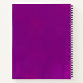 幸せな雰囲気かわいい笑顔ユニコーン ノートブック (裏面)