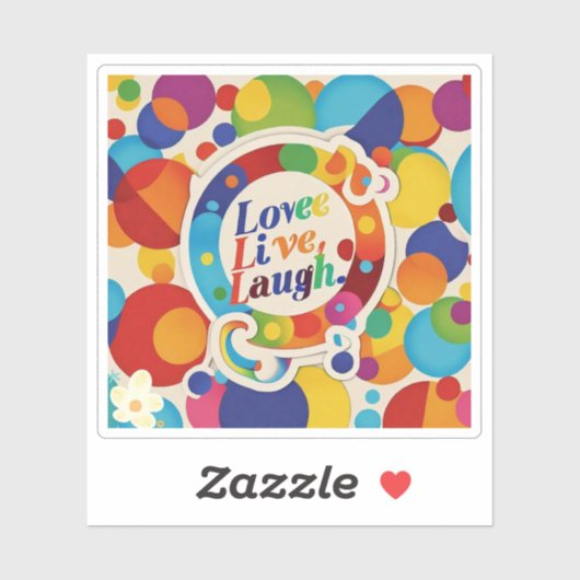 「幸せな雰囲気のみでお願い」 シール (シート)