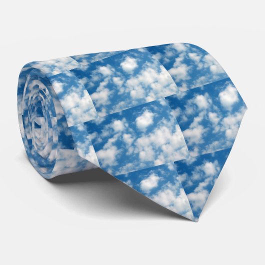 幸せな雲のタイ ネクタイ (ロール)