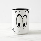 幸せな顔のマグカップ マグカップ (中央)