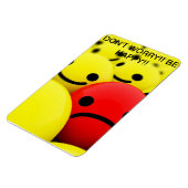 幸せな顔の中で悲しい顔の磁石 マグネット (左側)