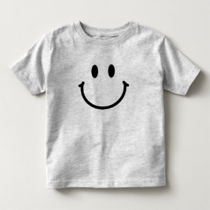 幸せな顔の幼児のTシャツ トドラーTシャツ
