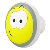 幸せな顔の顔文字 セラミックノブ (右)