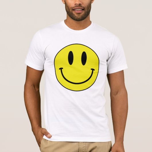 幸せな顔のTシャツ Tシャツ (正面)