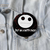 幸せな顔ピンを置いて下さい 缶バッジ (インサイチュ)