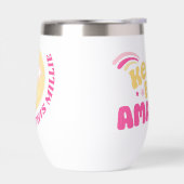 幸せな顔名門私立校風ののスローガン保は驚きている (左面)