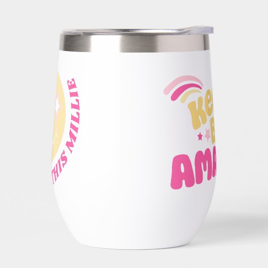 幸せな顔名門私立校風ののスローガン保は驚きている (左面)