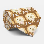 幸せな顔犬の落書きの芸術のタイ ネクタイ (ロール)