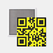 ☺幸せな顔笑顔の絵文字 – QRコード マグネット (正面/裏面)