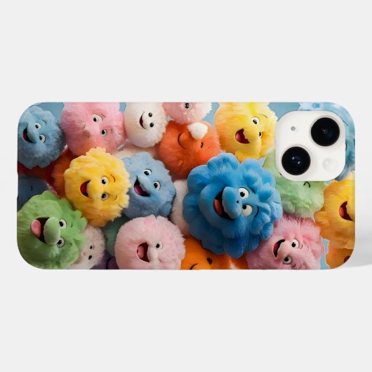 幸せな顔電話ケースiPhone Case-Mate iPhoneケース (裏面 (横))