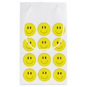 "幸せな顔"のギフトバッグ スモールペーパーバッグ (裏面)