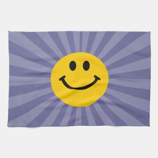 幸せな顔 キッチンタオル (横)