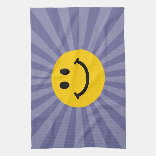 幸せな顔 キッチンタオル (縦)