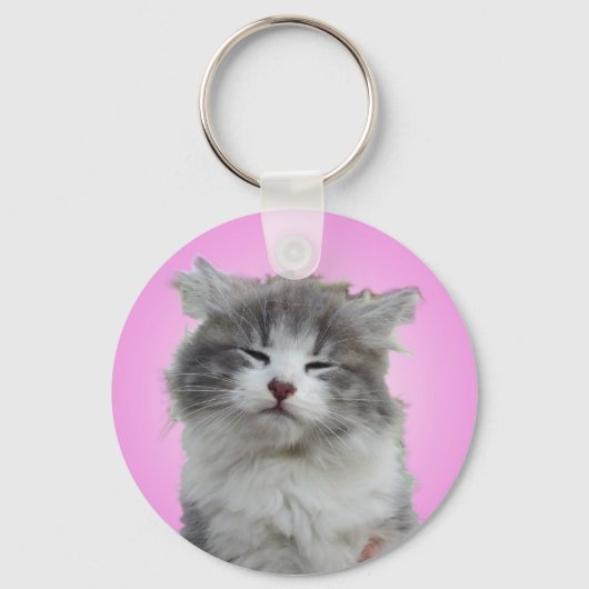 幸せな顔 キーホルダー (正面)