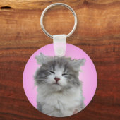 幸せな顔 キーホルダー (正面)