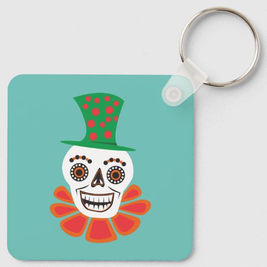 幸せな顔 キーホルダー (裏面)