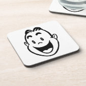 幸せな顔 コースター (左側)