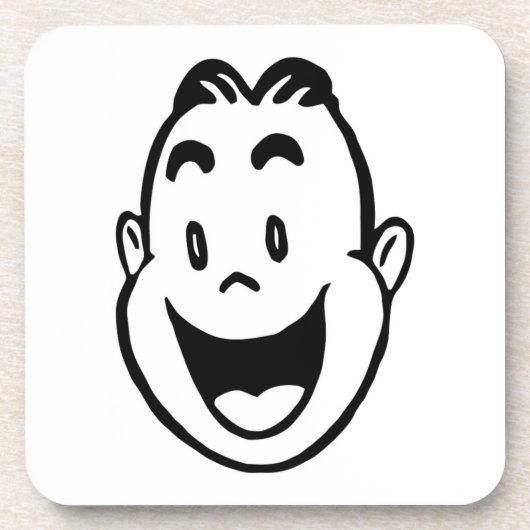 幸せな顔 コースター (正面)