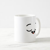 幸せな顔 コーヒーマグカップ (正面右)