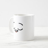 幸せな顔 コーヒーマグカップ (正面左)
