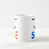 幸せな顔 コーヒーマグカップ (中央)