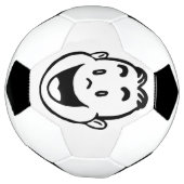 幸せな顔 サッカーボール (回転)