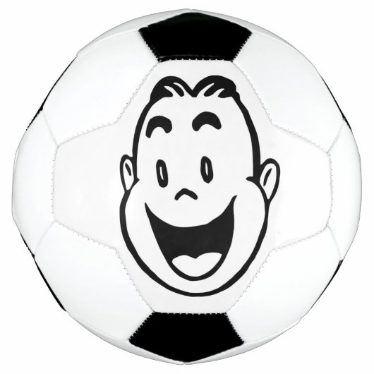 幸せな顔 サッカーボール (正面)
