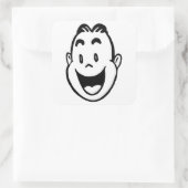 幸せな顔 スクエアシール (バッグ)