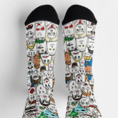 幸せな顔 ソックス (上部)