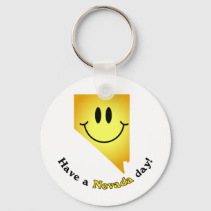 幸せな顔-ネバダ日を過して下さい! キーホルダー