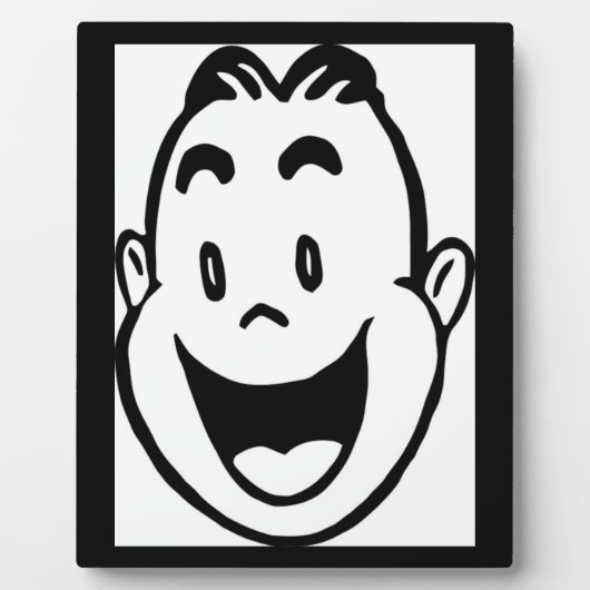 幸せな顔 フォトプラーク (正面)