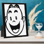 幸せな顔 フォトプラーク (側面)