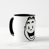 幸せな顔 マグカップ (正面左)