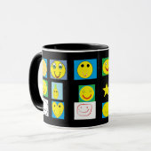 幸せな顔 マグカップ (正面左)