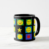 幸せな顔 マグカップ (正面右)