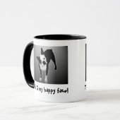 幸せな顔-信号器のマグ マグカップ (正面左)