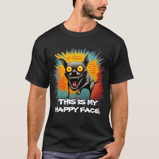 幸せな顔 Tシャツ (正面)