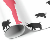 幸せな食事のVegeterianの包装紙 ラッピングペーパー (ロールコーナー)