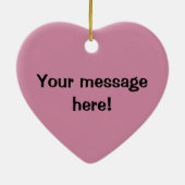 幸せな食事用器具類の道具フォークのナイフのSporkのかわいいスプーン セラミックオーナメント (裏面)