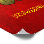 幸せな食事 ポスター (角)