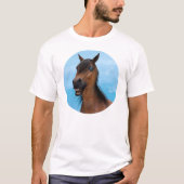 幸せな馬 Tシャツ (正面)
