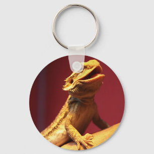 幸せな髭があるドラゴン キーホルダー