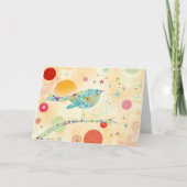 幸せな鳥 カード (正面)