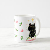 幸せな鳴き声を出すために全員が明るくなった – 日 コーヒーマグカップ (正面右)