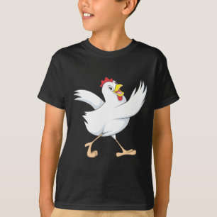 幸せな鶏の雌鶏 Tシャツ