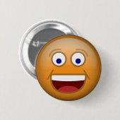 幸せな1個のオレンジ 缶バッジ (正面&裏面)